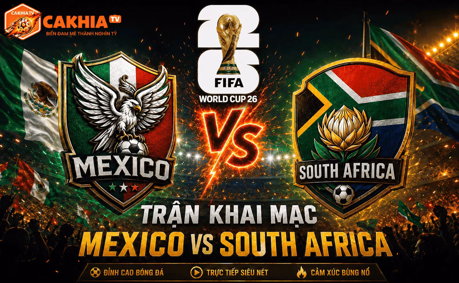 Nhận Định Trước Trận Mexico vs South Africa: Màn Khai Mạc Đầy Cảm Xúc Của World Cup 2026
