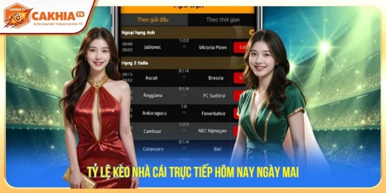 Tỷ Lệ Kèo Nhà Cái Trực Tiếp Hôm Nay Ngày Mai