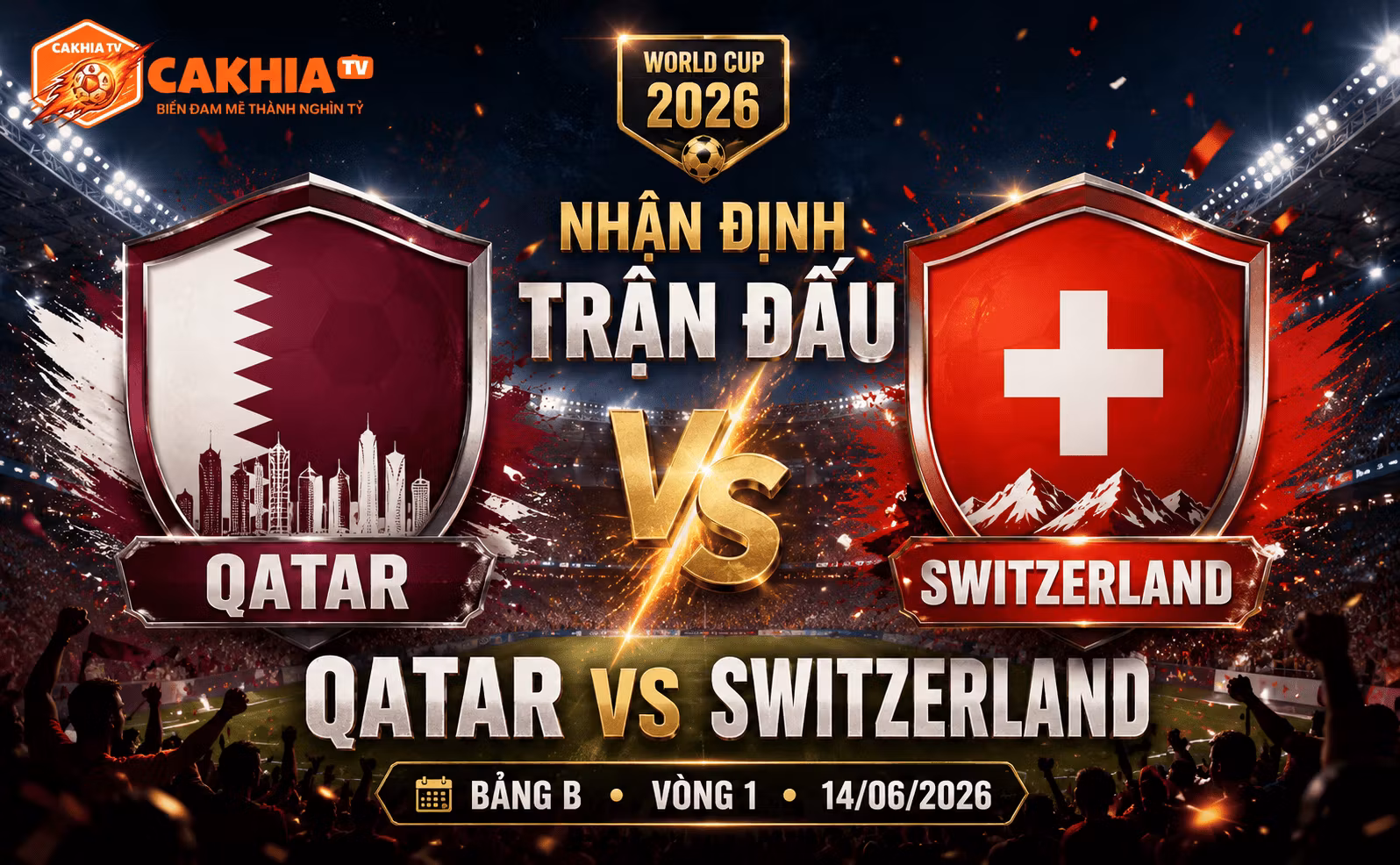Nhận Định Trước Trận Qatar vs Switzerland: Thử Thách Lớn Cho Đại Diện Châu Á
